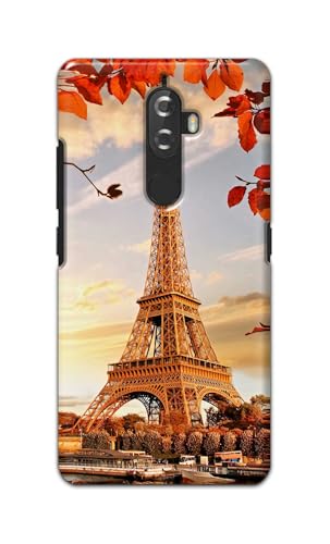 Image of Printed Hard Back Cover for Lenovo K8+ Plus Back Cover (Eiffel Tower -K1) -190724(DP)