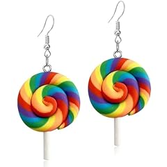 Colorful Green Lollipops Earrings 4