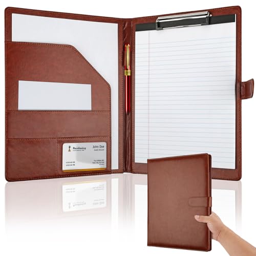 Professional Padfolio with Clipboard,...