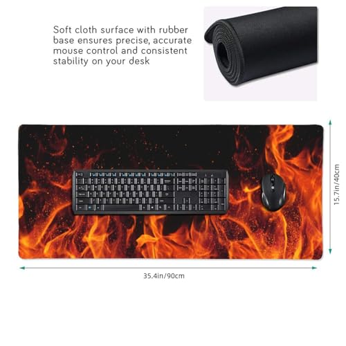 Tapis de Souris Grand Format Antidérapant pour Ordinateur - 3
