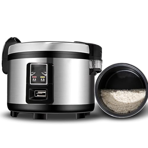 Commercial Rice Cooker Large Capacity Stainless Steel Rice Cooker，10-25L Rice Cooker for Restaurant Canteen Party，Rice Warmer for 24H rice cooker(25L)