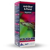 NT Labs Aquarium Anti-Ulcer & Finrot, Bacterial Infection Treatment, Relieves Fish Ulcers, Contains Acriflavine, Treats Bacteria such as Aeromonas & Pseudomonas (250ml - Treats 1250L)
