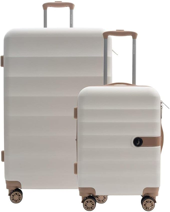 Jetstream 2 Piece Hardside Expandable Luggage Set Rolling Wheeled