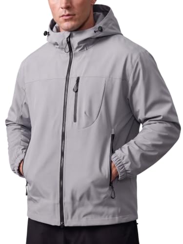 Lymio Hooded Jacket for Men | Lightweight Polyester Windcheater |...