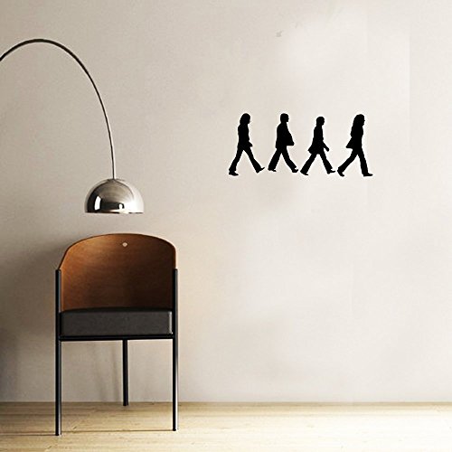 Image of The Beatles - DIY easy to apply wall vinyl sticker fun and cool for home improvement and decorations makes the