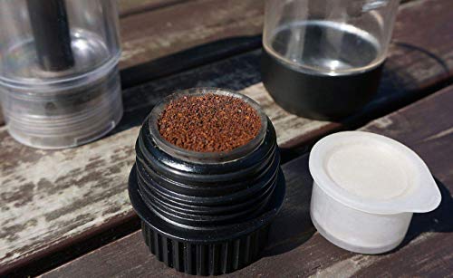 Simpresso Portable Espresso Maker | Compact Travel Coffee Maker Compatible With Nespresso Pods & Espresso Ground Coffee | Manually Operated | Premium Travel Package With All Accessories Included #TOP5