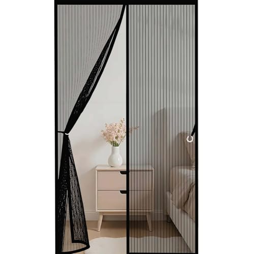 ���悯�l�b�g 127x180cm(��x����) �h�A�p�Ԍˎ����ŕ܂�h���o�b�`���}�O�l�g�Ԍˉᒠ�J�[�e���}�W�N�e�[�v�t�������r���O�E�Q���E�x���_�I�t�B�X�p, �u���b�N