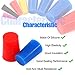 Glarks 100Pcs Silicone Rubber Tapered Plug Assortment Kit for Masking Off Holes During Powder Coating, Painting, Hydro Dipping, Media Blasting (100Pcs)