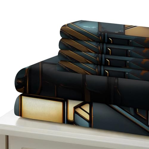 Parure de lit 200x200 Tourbillon Galactique en microfibre housse de couette 3D