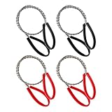PVC Pipe Cutter Wire Saw - 4 Pcs Stainless Steel String Rope Saw Emergency Survival Cable Saw - Wood Cutting Tool for Hunting Camping Hiking