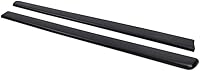 PIT66 Truck Bed Rail Caps Pair for Chevy Silverado & GMC Sierra 1999-2007 - 6.5ft Black Protective Molding Covers