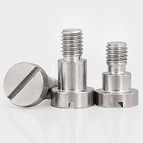 5PCS GB830 M3 M4 M5 M6 M8 M10 304 Stainless Steel Slotted Screw Cylinder Axial Position Screws Shoulder Bolt - (Size: D8XM6X8 5PCS)