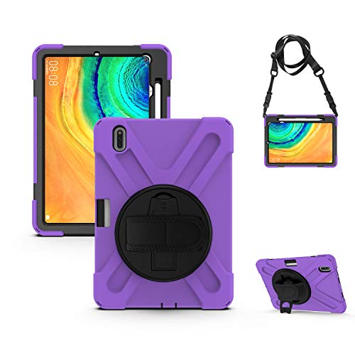 Coque Huawei MatePad Pro 10.8 antichoc violette avec support