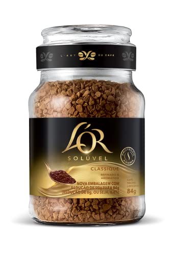 L'OR Café Classique Solúvel Pote De Vidro 84G