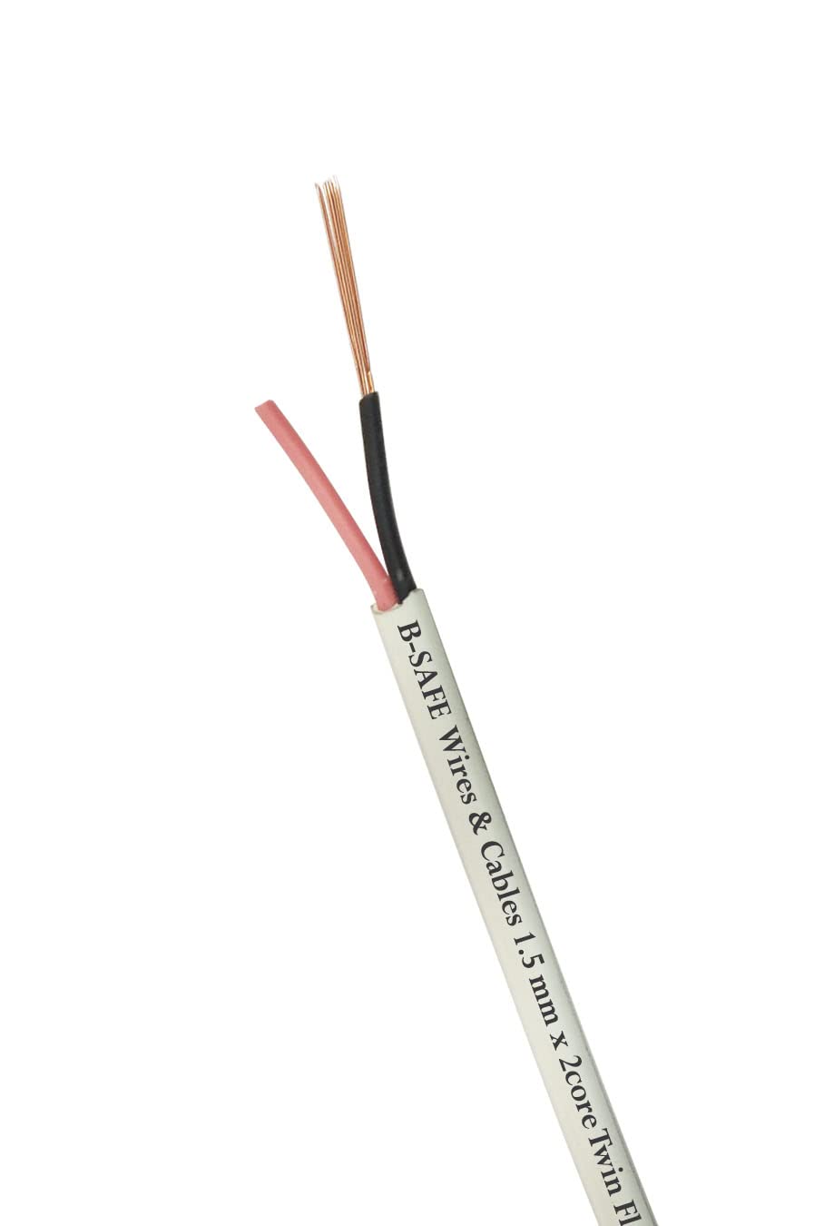 B-Safe 1.5mm 2 core Twin Flat Copper Wires & Cables for Electrical Connections (White) (9 meter / 30 feet) (B08KSKF5GS) Amazon Price History, Amazon Price Tracker