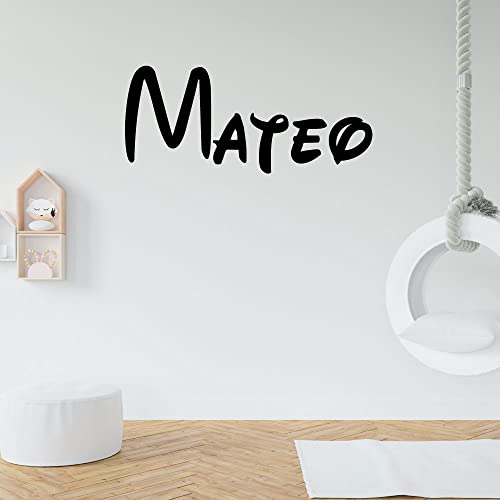 Vinilo personalizado de nombre para habitación infantil miniatura 3
