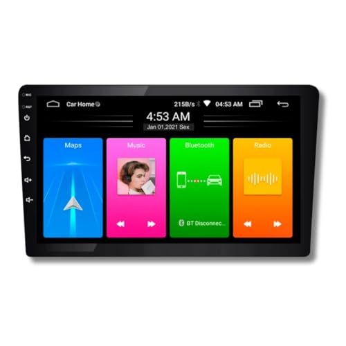 Central Multimidia 9pol 2gb 32gb Quadcore Carplay E Android sem fio serve para todos os carros.