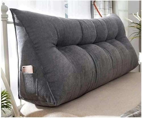 Coussin de support de tête de lit triangulaire aux finitions premium - 2