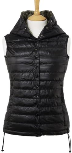 Amazon デュベティカ Duvetica レディース ダウンベスト ブラック Teia 141 D 1905 00 1091 999 Nero サイズ40 並行輸入品 ベスト 通販