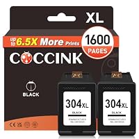 COCCINK – H-304xlc für HP 304 Druckerpatronen DeskJet 3700 3762 2600 3