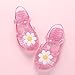 Imagen de HAOLEI Sandalias Niña Verano Mis Pedidos Sandalias de Suela Suave con Decoración Zapatos Romanos con Punta Cerrada Sandalia de Playa con Hebilla Ajustable Ligero Cómodo Cangrejeras Niña 2-9 Años
