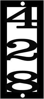 Custom Address Marker Address Plaque for House Personalized Metal House Numbers for Outside, Address Sign, Outdoor House Numbers, Address Plaque Sign for House Apartment Mailbox