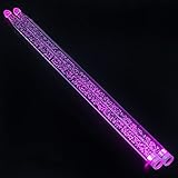  ZXKQ Palitos De Tambor Luminosos, Martillos De Tambor De Flash De Cristal De Burbujas, Mate Y Resistente A La Percusión, Instrumentos Musicales Adultos Accesorios De Percusión(Color:Rosa)