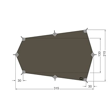Amazon | TATONKA(タトンカ) タープ TARP WING 2 LT 315 x 215cm