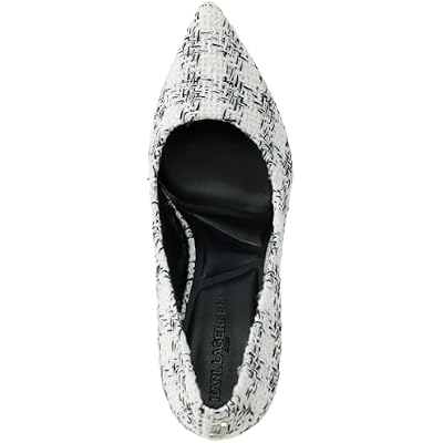 Karl Lagerfeld Women's Royale Tweed Pointed Toe Dress Pump