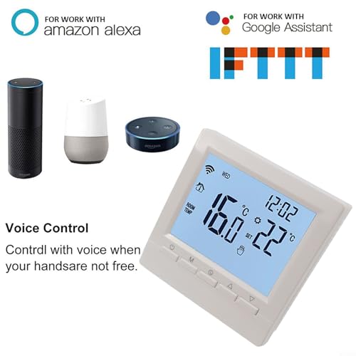 Thermostat numérique programmable LCD 16A pour chauffage au sol électrique - 6