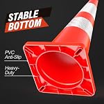 RoadHero Orange Traffic Safety Cones 28 Inch for Parking, 10 Pack - Image 6