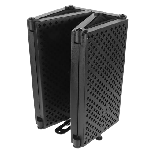 Bouclier d'isolation acoustique BESPORTBLE à 5 volets pliables en ABS et mousse EVA pour micro