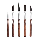 Poignée ergonomique : la conception ergonomique de la poignée facilite la prise en main et le contrôle de la pression pendant la peinture, idéale pour la peinture détaillée, la calligraphie et les travaux décoratifs précis sur diverses surfaces.