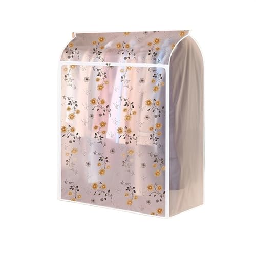 Garment Bags Clothing Dust Cover Dust Bag, Hanging Transparent Suit Cover, Closed Hanging Bag, Household Wardrobe Coat Bag Clothing dust Cover (Color : 4, Size : 95X80X54cm)