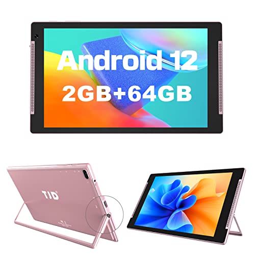 Tjd Android 12 Tablet 10 Inch Tablets,64Gb Rom 512Gb Expand Tablet Pc,Quad Core Processor,Hd Ips Screen,8Mp Dual Camera,Wi-Fi, G+G, Bluetooth,6000Mah Battery Google Gms Stand Tablet #TOP8