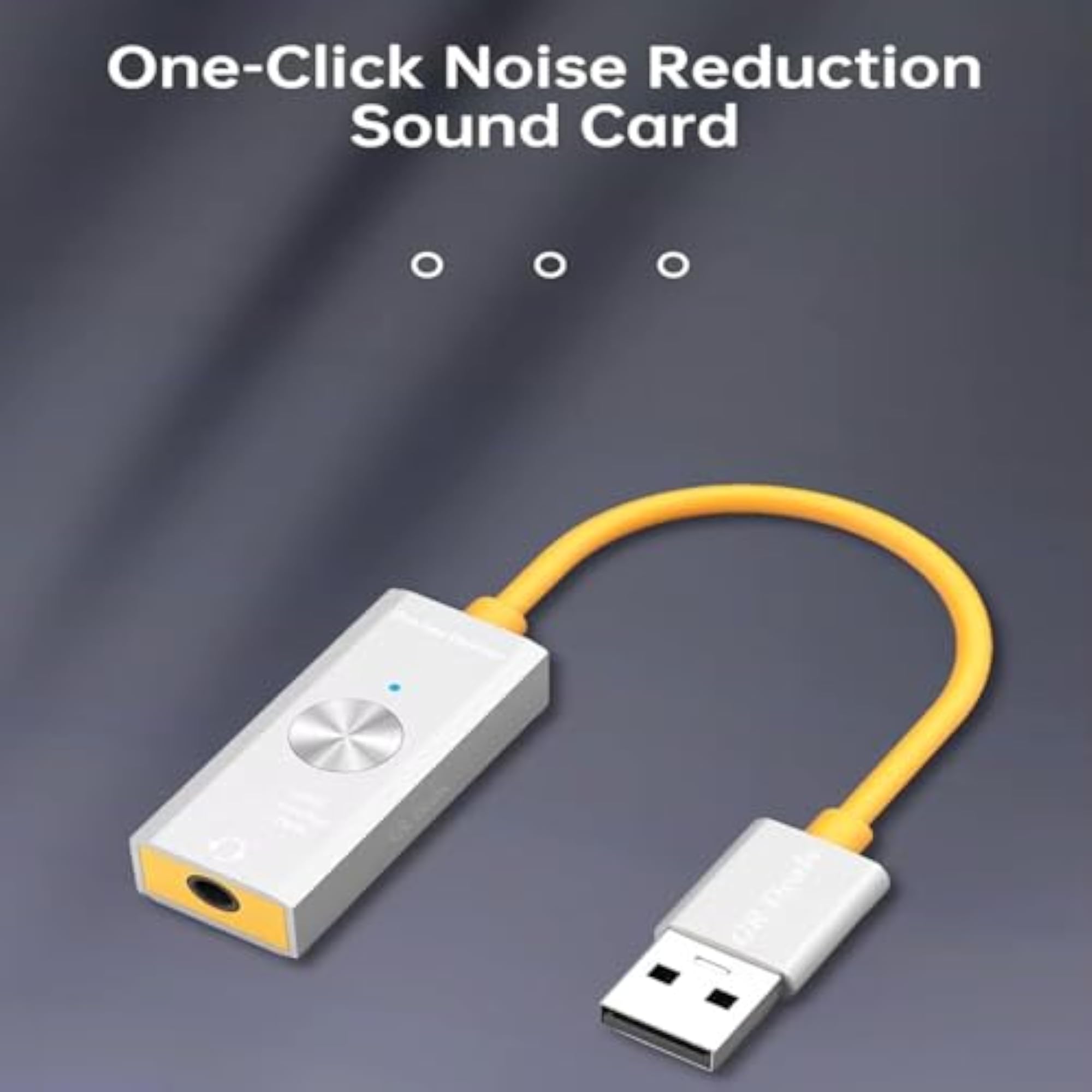 USB to 3.5mm External Sound Card Adapter