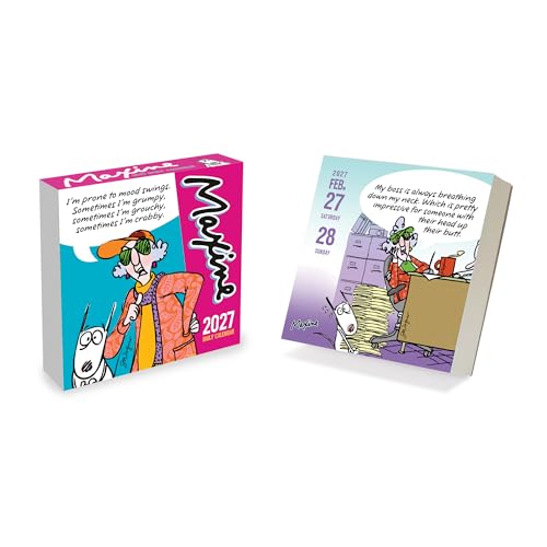 TF Publishing 2027 Maxine Daily Desktop Calendar - 5.25 in x 5.25 in