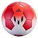 adidas Performance Messi Soccer Ball, White/Red/Solar Red, Size 5