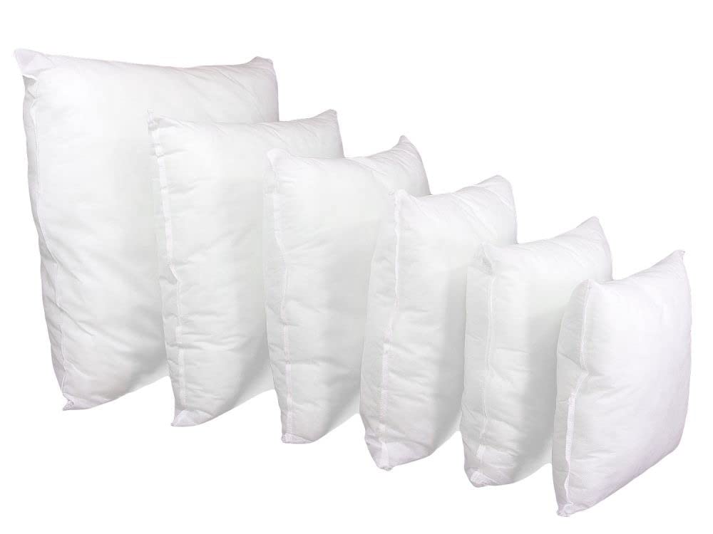 SaoTi - Imbottitura per cuscino, confezione da 2/4/6, super morbida, soffice, anallergico, fibra cava ad alto recupero, per divano, letto, poltrona, auto, prodotto in Spagna (60 x 60 cm, 6)