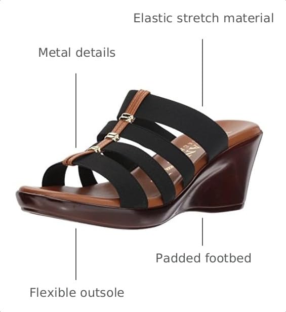 Image of ITALIAN Shoemakers Women's Clover Wedge Sandal