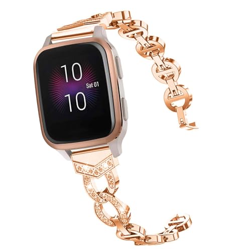 Bracelet de montre 20mm alliage métal strass femme pour Vivomove