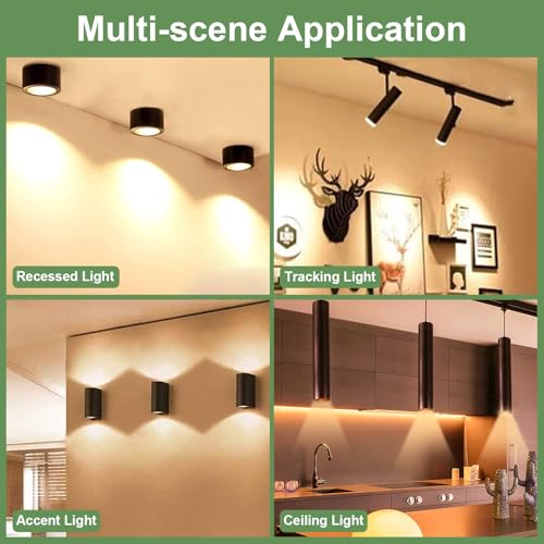 SerBion GU10 120V 50W Halogen Light Bulbs for Track and Range Hood, GU10+C Candle Warmer Lamp with Dimmable, 2700K Warm White, 6000+Hours Long-Lasting Pack of 6 by SerBion - Image 6