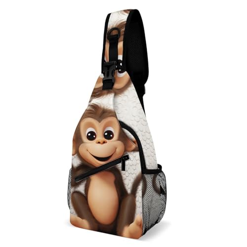 Sac à dos à bandoulière blanc pour voyage homme et femme