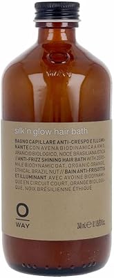 0way SILK and GLOW Hair Bath Shampoo, Made in Italy, Biodynamic Ingredients, Cleansing Silk & Glow Hair Cleanser (8.1 oz - ORIGINAL SIZE)