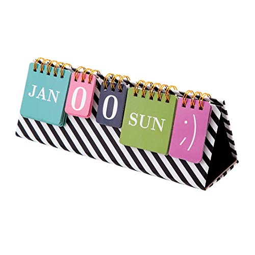 See Jane Work Perpetual Desk Calendar with Low-Tech Status Update