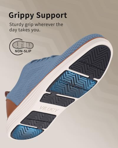 Image of VILOCY Men's Casual Dress Sneakers Tennis Walking Shoes