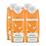 Made by Nacho Bone Broth Cat Food Topper for Hydration and Picky Eaters - Add Protein and Flavor to Your Dry Cat Food – Supports Optimal Nutrition, Digestion, Skin & Coat, 11 oz. (Pack of 4), Chicken