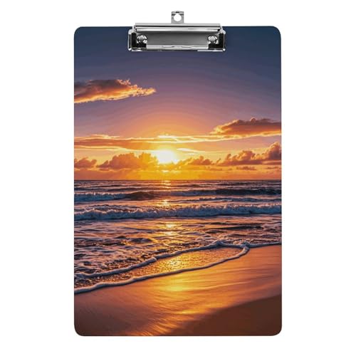 Porte-bloc acrylique A4 format lettre support écriture bureau portable