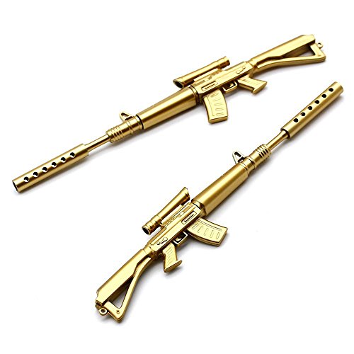 Bolígrafo Rifle Bullet dorado, set x5 miniatura 5