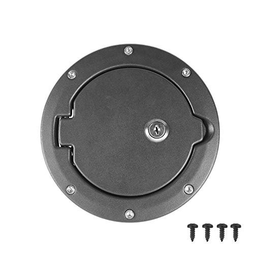 image for u-Box TJ Wrangler Locking Gas Cap Cover Fuel Filler Tank Gas Door Comp